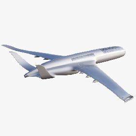 Airbus Future Plane Concept 2050 3D model